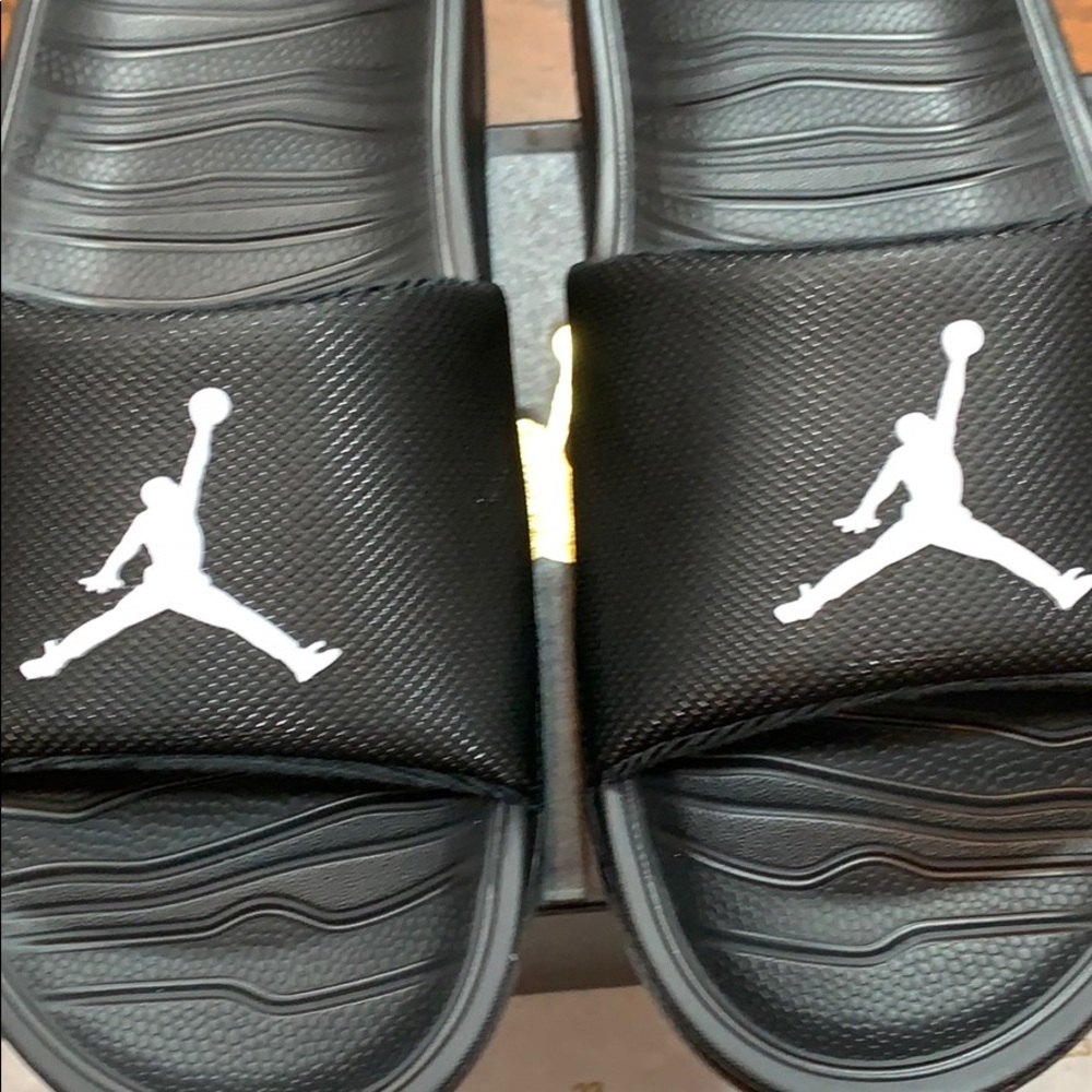 JORDAN BREAK SLIDE Black/White - Picture 2 of 16